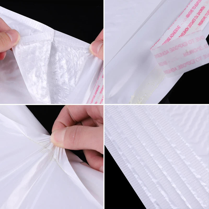 White Bubble Mailers – 50 pcs