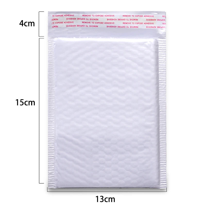 White Bubble Mailers – 50 pcs