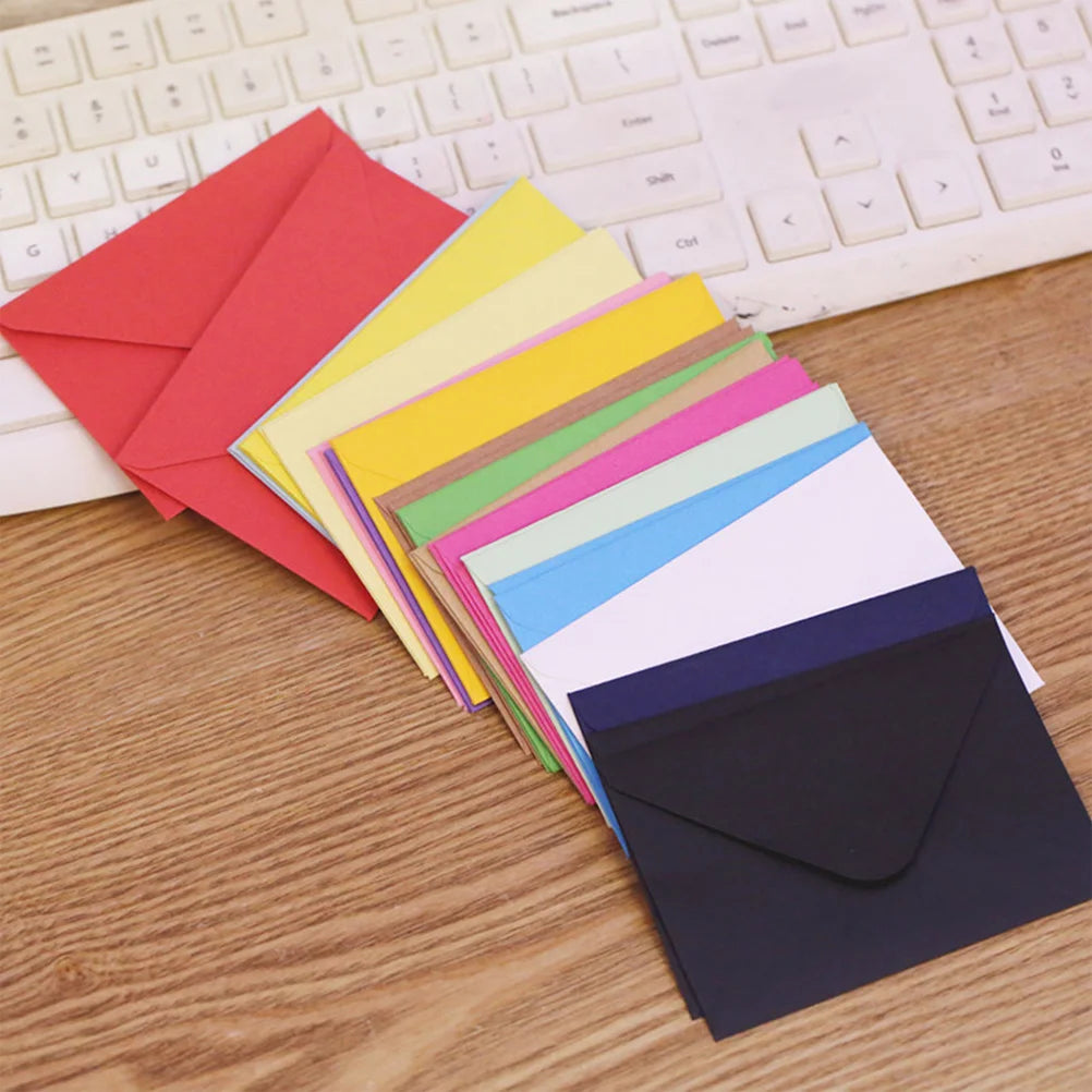 Colored Mini Envelopes – 50 pcs