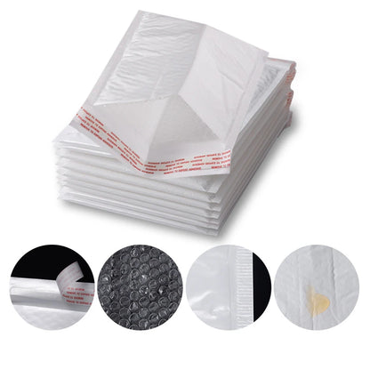 White Bubble Mailers – 50 pcs