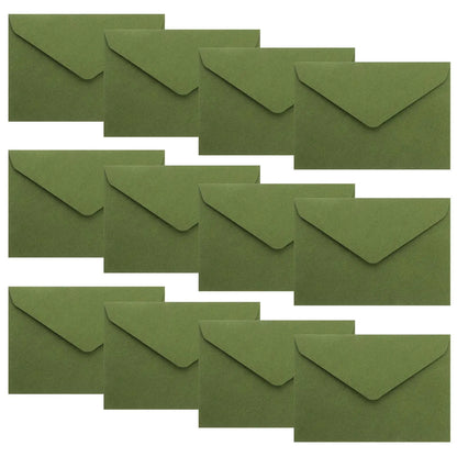 Vintage Green Envelopes – 40 pcs