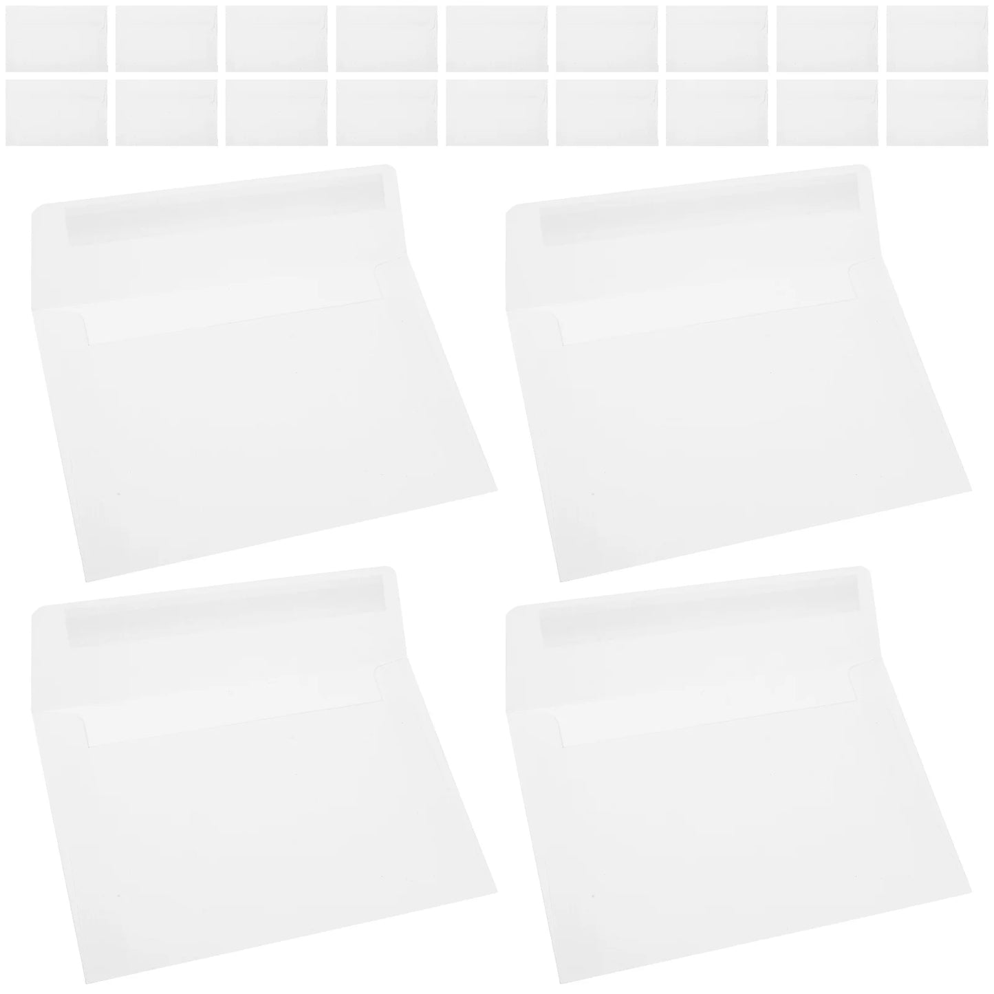 White Self-Seal Envelopes – 50 pcs