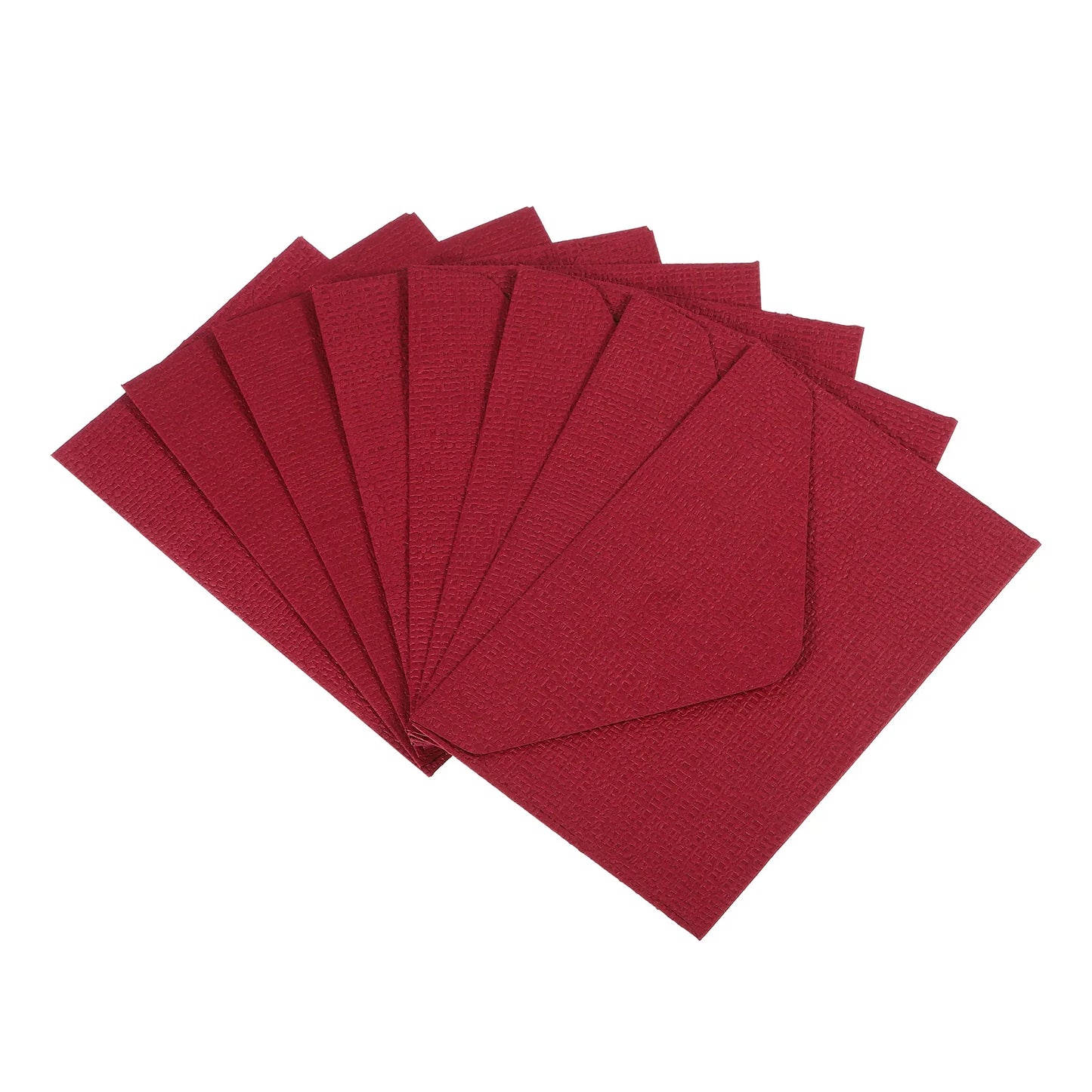 Linen Textured Mini Envelopes – 20 pcs