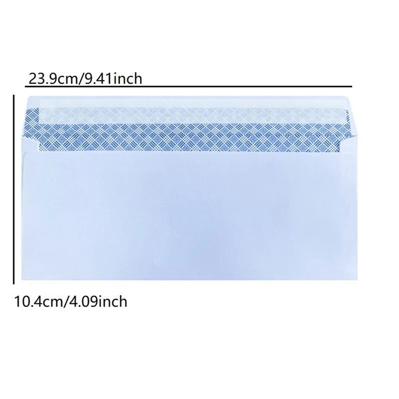 Windowless White Business Envelopes – 10 to 100 pcs