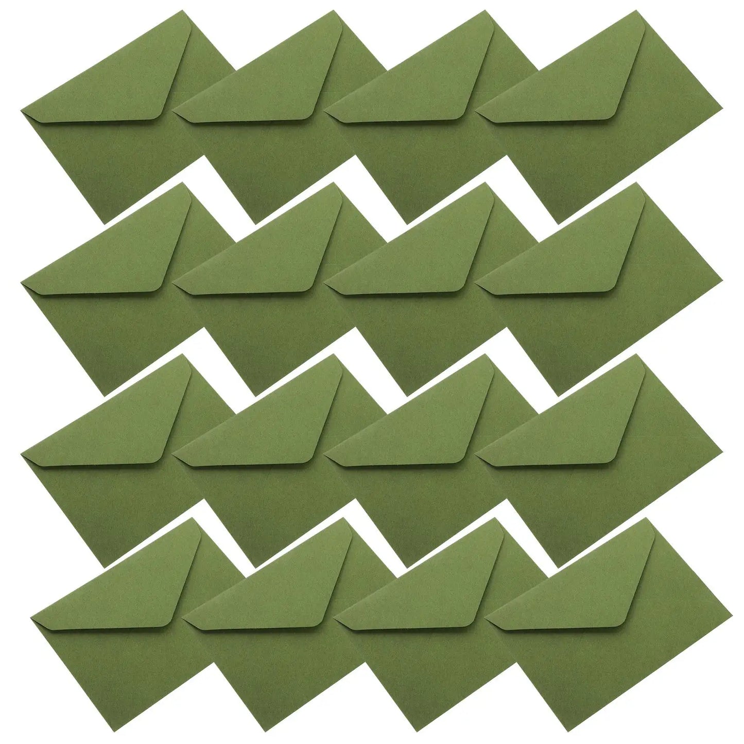 Vintage Green Envelopes – 40 pcs