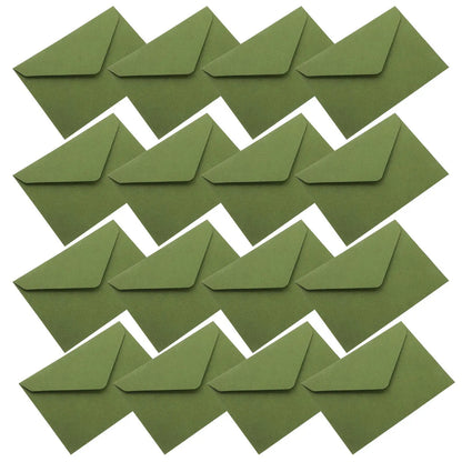 Vintage Green Envelopes – 40 pcs