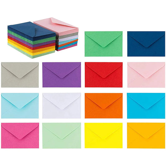 Colored Mini Envelopes – 50 pcs