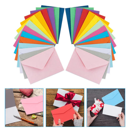Colored Mini Envelopes – 50 pcs