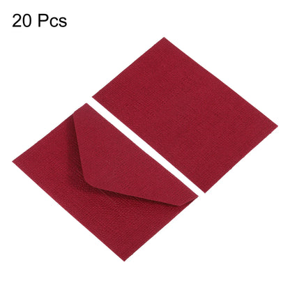 Linen Textured Mini Envelopes – 20 pcs
