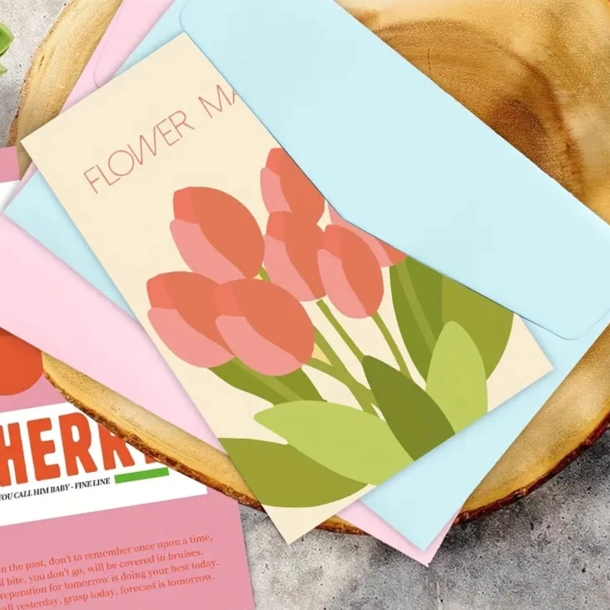 Mini Candy Color Envelopes - 10pcs