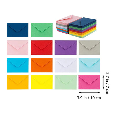 Colored Mini Envelopes – 50 pcs