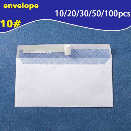 Windowless White Business Envelopes – 10 to 100 pcs