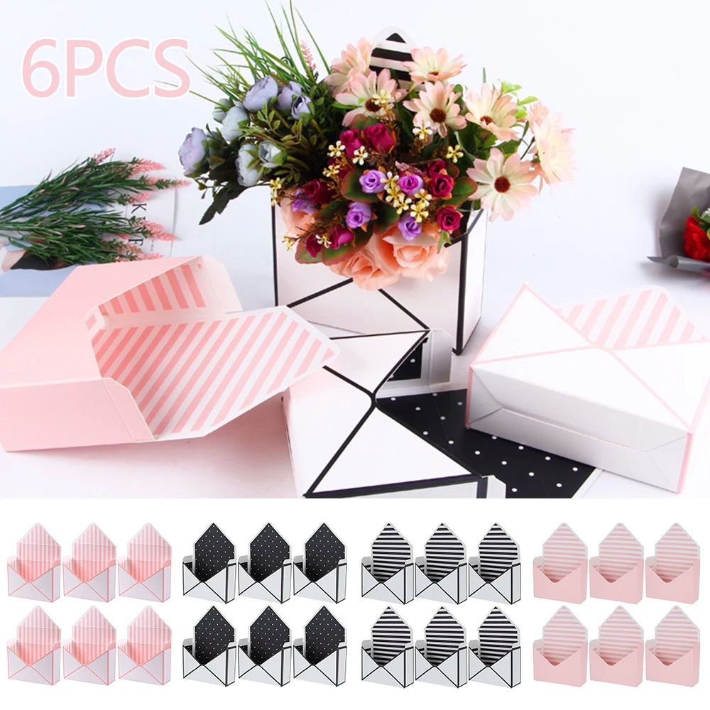 Envelope Flower Box – 6 pcs