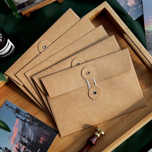 Vintage Kraft Paper Envelopes – 20 pcs