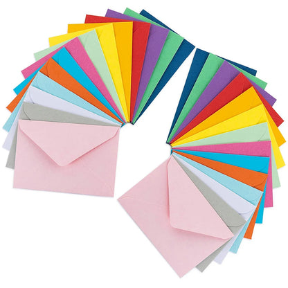 Colored Mini Envelopes – 50 pcs