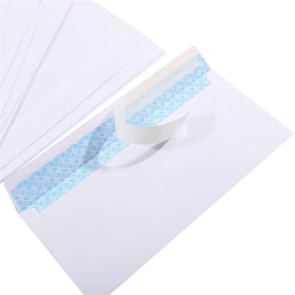 Windowless White Business Envelopes – 10 to 100 pcs