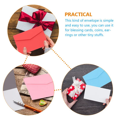 Colored Mini Envelopes – 50 pcs