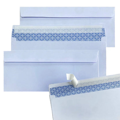 Windowless White Business Envelopes – 10 to 100 pcs