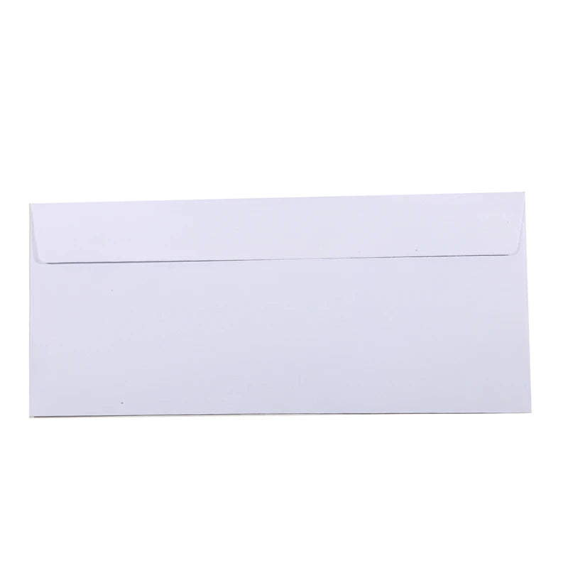 Windowless White Business Envelopes – 10 to 100 pcs