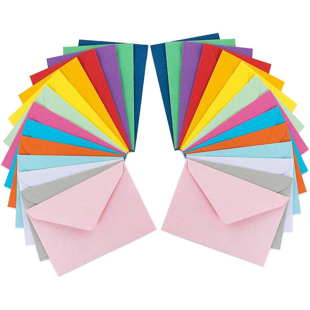 Colored Mini Envelopes – 50 pcs