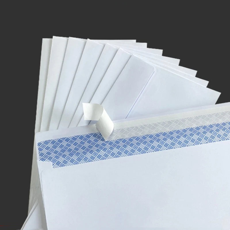 Windowless White Business Envelopes – 10 to 100 pcs