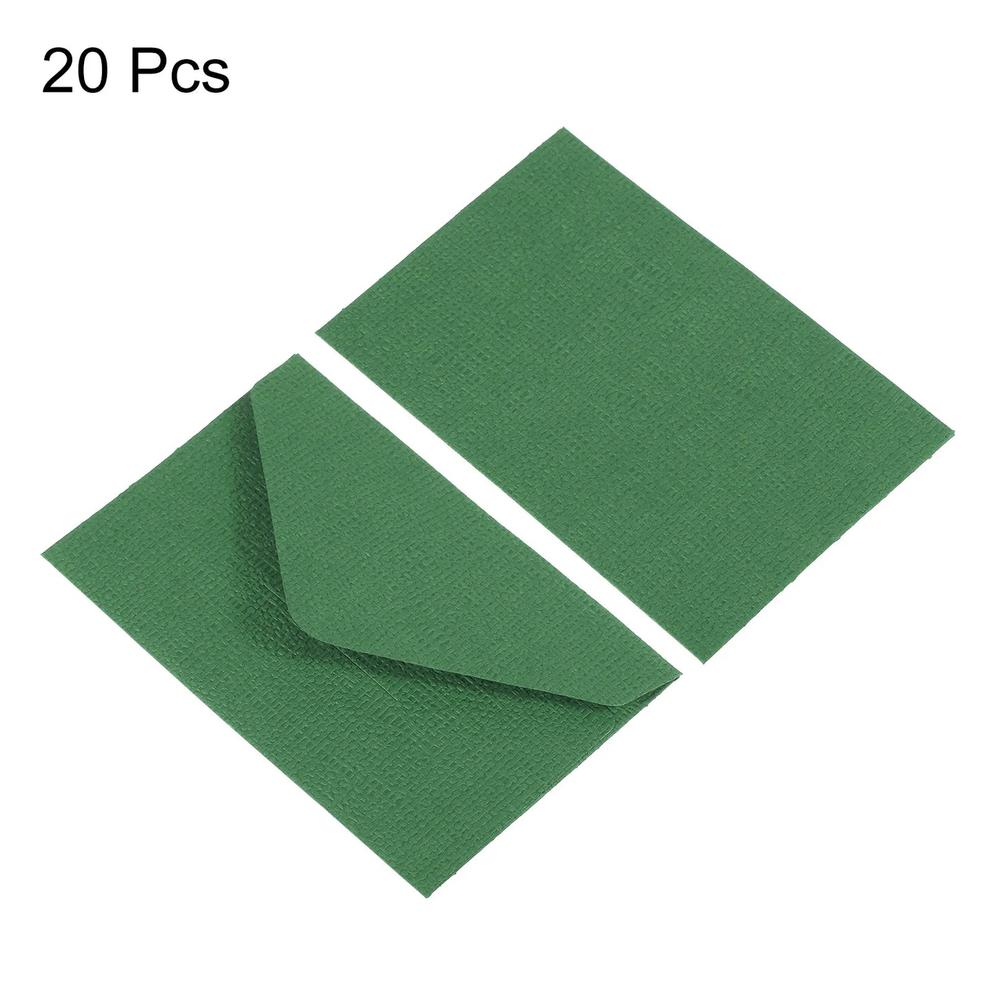 Linen Textured Mini Envelopes – 20 pcs