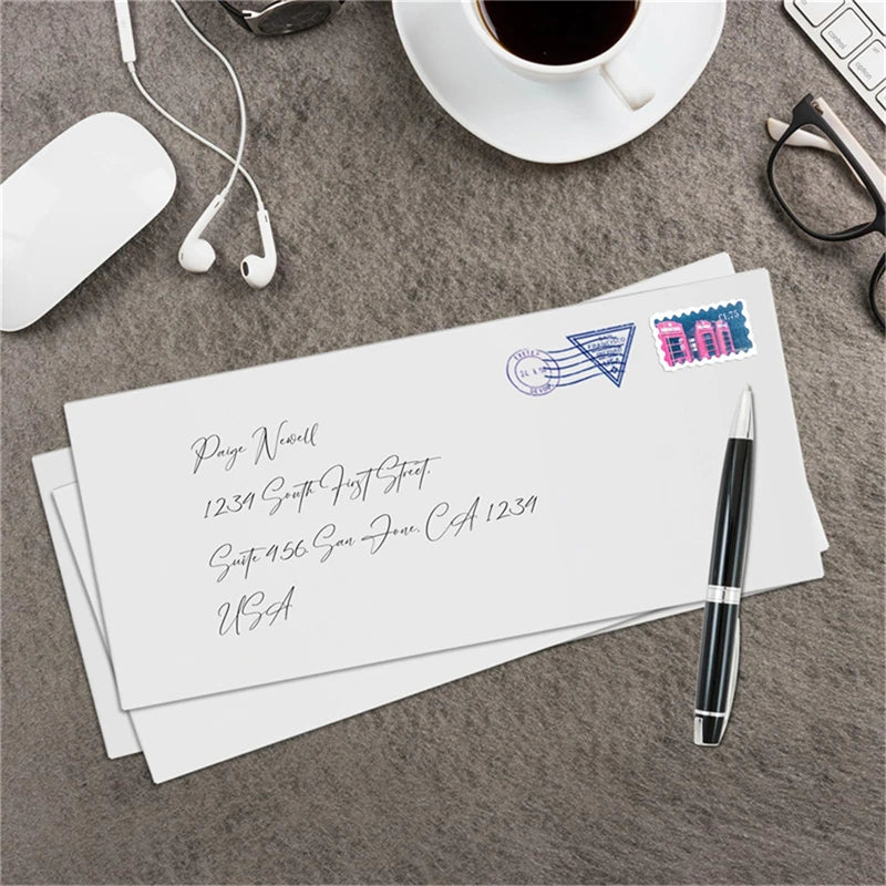 Windowless White Business Envelopes – 10 to 100 pcs
