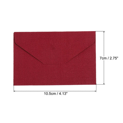 Linen Textured Mini Envelopes – 20 pcs
