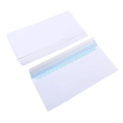 Windowless White Business Envelopes – 10 to 100 pcs