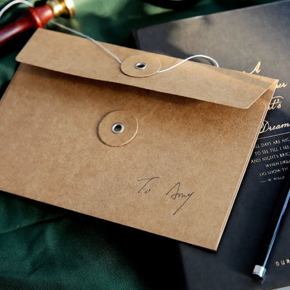 Vintage Kraft Paper Envelopes – 20 pcs