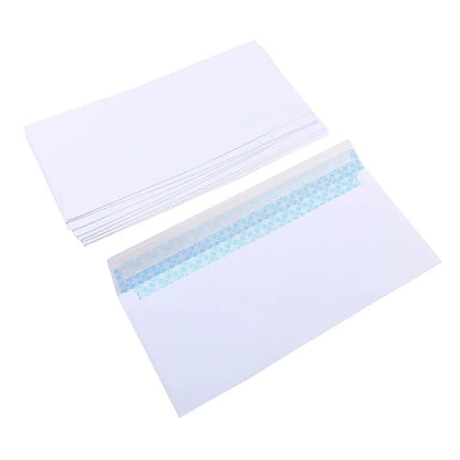 Windowless White Business Envelopes – 10 to 100 pcs